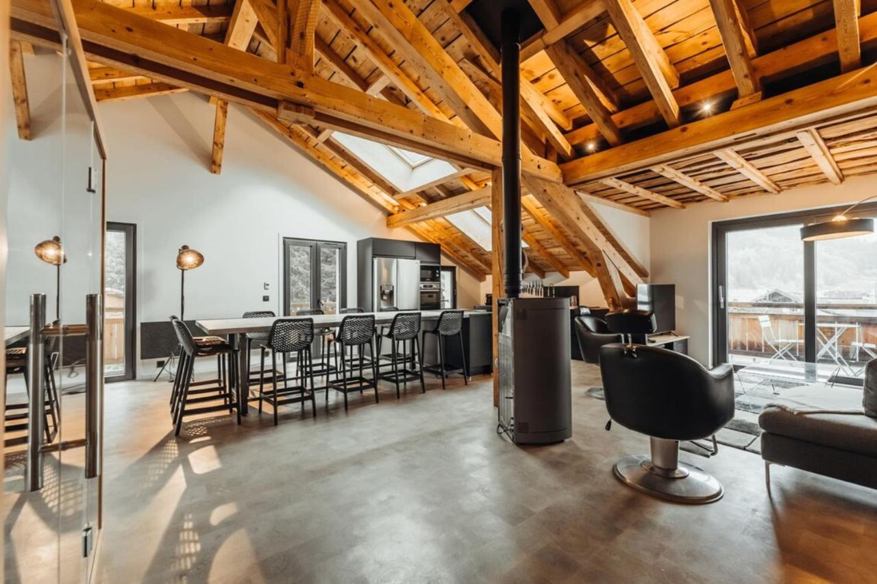 Luxurious 3-Bedroom Flat With Sauna And Garage Chamonix Buitenkant foto