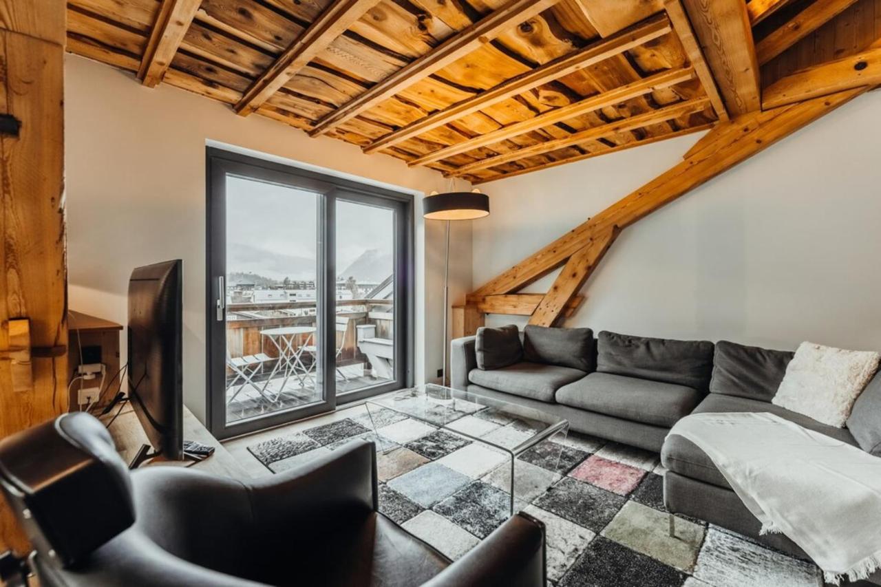 Luxurious 3-Bedroom Flat With Sauna And Garage Chamonix Buitenkant foto